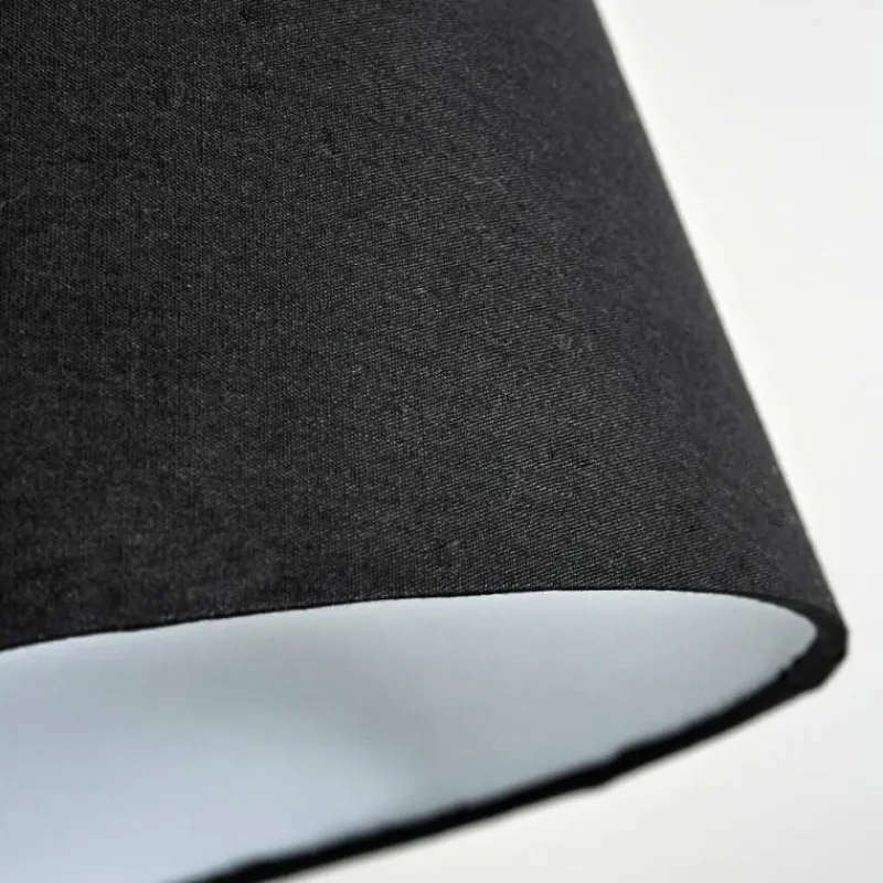 Lampes En Tissu-hofstein Fridene Lampadaire Écru, Noir, 1 lumière