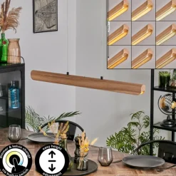 hofstein Fugelsta Suspension, Suspension LED Noir, 1 lumière