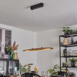 hofstein Fugelsta Suspension, Suspension LED Noir, 1 lumière