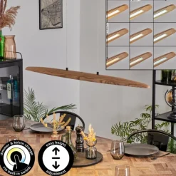 Lampes Vintages & Rétros-hofstein Fugelsta Suspension, Suspension LED Noir, 1 lumière