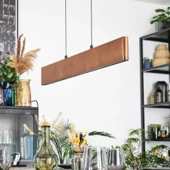 hofstein Fugelsta Suspension, Suspension LED Noir, 1 lumière