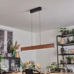 hofstein Fugelsta Suspension, Suspension LED Noir, 1 lumière