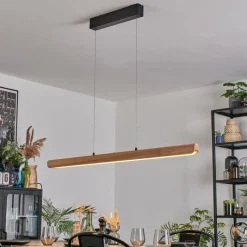 Lampes Vintages & Rétros-hofstein Fugelsta Suspension, Suspension LED Noir, 1 lumière