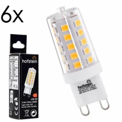 hofstein G9 LED 3 Watt blanc chaud 330 Lumen