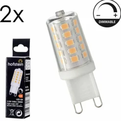 hofstein G9 LED 3.5 Watt blanc chaud dimmable 330 Lumen