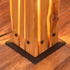 Luminaires Scandinaves-hofstein Gaden Lampadaire Noir, 3 lumières