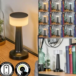 hofstein Gallboda Lampe à poser LED Noir, 1 lumière* Éclairage Led