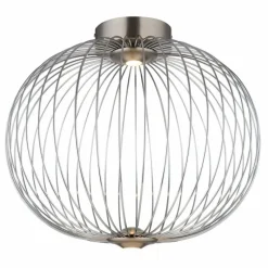 Luminaires Globo Lighting Galway Plafonnier LED Nickel mat, 1 lumière* Éclairage Led