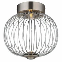 Luminaires Globo Lighting Galway Plafonnier LED Nickel mat, 1 lumière* Éclairage Led