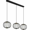Luminaires Globo Lighting Galway Suspension LED Noir, 1 lumière* Éclairage Led