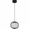 Luminaires Globo Lighting Galway Suspension LED Noir, 1 lumière* Suspensions