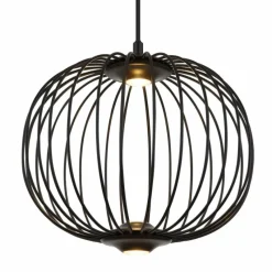 Luminaires Globo Lighting Galway Suspension LED Noir, 1 lumière* Suspensions