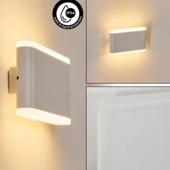 hofstein Gamas Lampe murale d´extérieur, Applique murale Blanc, 1 lumière