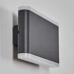 hofstein Gamas Lampe murale d´extérieur, Applique murale Anthracite, 1 lumière