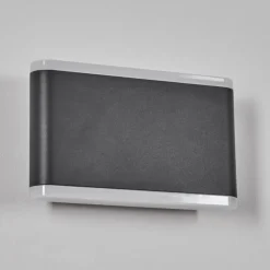 hofstein Gamas Lampe murale d´extérieur, Applique murale Anthracite, 1 lumière