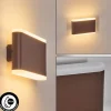 hofstein Gamas Lampe murale d´extérieur, Applique murale Brun, Rouille, 1 lumière