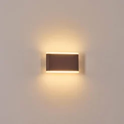 hofstein Gamas Lampe murale d´extérieur, Applique murale Brun, Rouille, 1 lumière