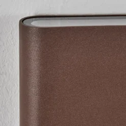 hofstein Gamas Lampe murale d´extérieur, Luminaire de salle de bain, Applique murale, Spot mural Rouille, 1 lumière