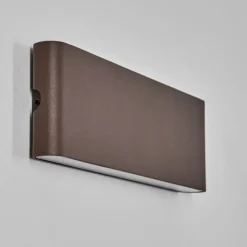 hofstein Gamas Lampe murale d´extérieur, Luminaire de salle de bain, Applique murale, Spot mural Rouille, 1 lumière