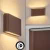hofstein Gamas Lampe murale d´extérieur, Luminaire de salle de bain, Luminaire Up & Down, Applique murale LED Rouille, 1 lumière