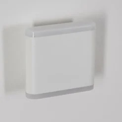 hofstein Gamas Lampe murale d´extérieur, Luminaire Up & Down, Applique murale LED Blanc, 1 lumière