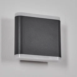 hofstein Gamas Lampe murale d´extérieur, Luminaire Up & Down, Applique murale LED Anthracite, 1 lumière