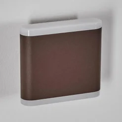 hofstein Gamas Lampe murale d´extérieur, Luminaire Up & Down, Applique murale LED Rouille, 1 lumière