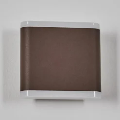 hofstein Gamas Lampe murale d´extérieur, Luminaire Up & Down, Applique murale LED Rouille, 1 lumière