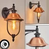 Luminaires Rustiques-hofstein Gascon Lampe murale d´extérieur, Applique murale Cuivre, Noir, 1 lumière