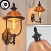 Luminaires Rustiques-hofstein Gascon Lampe murale d´extérieur, Applique murale Cuivre, Noir, 1 lumière