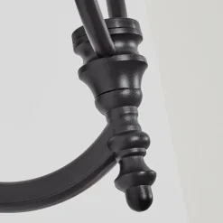 Luminaires Rustiques-hofstein Gascon Lampe murale d´extérieur, Applique murale Cuivre, Noir, 1 lumière