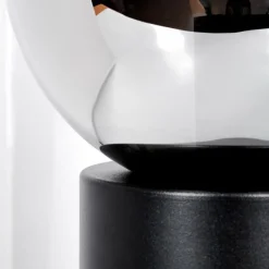hofstein Gastor Boule lumineuse, Lampe de bureau, Lampe à poser Chrome, Fumé, 1 lumière