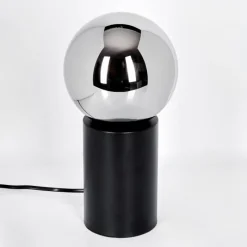 hofstein Gastor Boule lumineuse, Lampe de bureau, Lampe à poser Chrome, Fumé, 1 lumière
