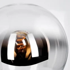 hofstein Gastor Boule lumineuse, Lampe de bureau, Lampe à poser Chrome, Clair, Fumé, 1 lumière