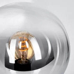 hofstein Gastor Boule lumineuse, Lampe de bureau, Lampe à poser Clair, Fumé, 1 lumière