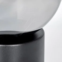 hofstein Gastor Boule lumineuse, Lampe de bureau, Lampe à poser Chrome, Fumé, 1 lumière