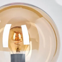 hofstein Gastor Boule lumineuse, Lampe de bureau, Lampe à poser Ambre, 1 lumière