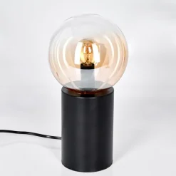 hofstein Gastor Boule lumineuse, Lampe de bureau, Lampe à poser Ambre, Clair, 1 lumière