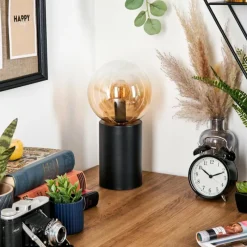 hofstein Gastor Boule lumineuse, Lampe de bureau, Lampe à poser Ambre, Clair, 1 lumière