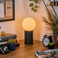 hofstein Gastor Boule lumineuse, Lampe de bureau, Lampe à poser Blanc, 1 lumière