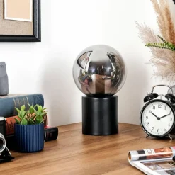 hofstein Gastor Boule lumineuse, Lampe de bureau, Lampe à poser Fumé, 1 lumière