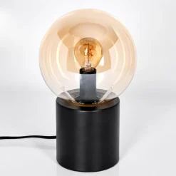 hofstein Gastor Boule lumineuse, Lampe de bureau, Lampe à poser Ambre, 1 lumière
