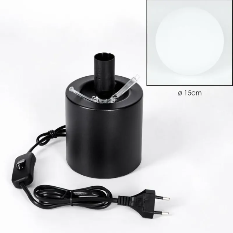 hofstein Gastor Boule lumineuse, Lampe de bureau, Lampe à poser 15 cm Blanc, 1 lumière
