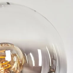 hofstein Gastor Boule lumineuse, Lampadaire Chrome, Clair, Fumé, 3 lumières