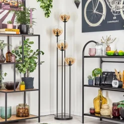 hofstein Gastor Lampadaire 30 cm Ambre, Clair, 4 lumières