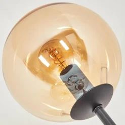 hofstein Gastor Lampadaire 30 cm Ambre, Fumé, 4 lumières