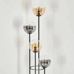 Suspension Verre Fumé-hofstein Gastor Lampadaire 30 cm Ambre, Clair, Fumé, 4 lumières