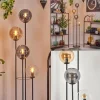 hofstein Gastor Lampadaire 30 cm Ambre, Clair, Fumé, 4 lumières