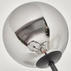 hofstein Gastor Lampadaire 25 cm Bois clair, Noir, 3 lumières