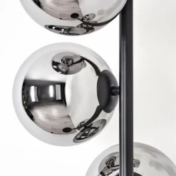 hofstein Gastor Lampadaire 33 cm Chrome, Fumé, 5 lumières